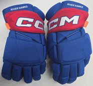 CCM Jetspeed Pro Stock Custom Hockey Gloves 13" UML NCAA NEW