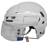 CCM TACKS 910 PRO STOCK HOCKEY HELMET MEDIUM WHITE WOLFPACK (2)