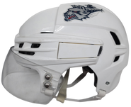 CCM SUPER TACKS X PRO STOCK WOLFPACK HOCKEY HELMET SMALL WHITE USED
