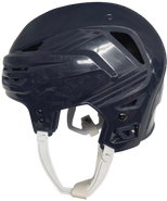 BAUER REAKT 85 PRO STOCK HOCKEY HELMET MEDIUM NAVY USED AHL
