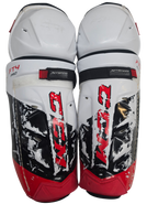 CCM Jetspeed FT4 Pro Sr Shin Guards Pro Stock 14" USED NHL AHL