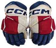 CCM Jetspeed Hockey Gloves 14" NHL Pro Stock Wolf Pack Othmann Used