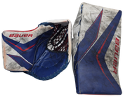 Bauer Vapor Flylite Goalie Glove And Blocker Pro Stock NHL AHL Used