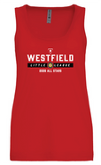 WLL Softball All Star Next Level Women's Cotton Tank Top 