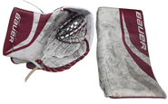 Bauer Mach Goalie Glove And Blocker Pro Stock NCAA Hyperlite 2 Used