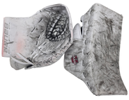 Bauer Mach Goalie Glove And Blocker Pro Stock NCAA Digi Print Used