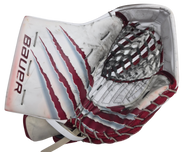 Bauer Supreme Mach Pro Custom Goalie Glove 590 Break Pro Stock Used NCAA Hyperlie 2