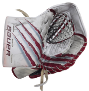 Bauer Supreme Mach Pro Custom Goalie Glove 590 Break Pro Stock Used NCAA Hyperlie 2 (2)