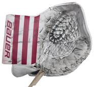 Bauer Supreme Mach Pro Custom Goalie Glove 590 Break Pro Stock Used NCAA Digi Print (2)
