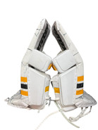 Bauer Supreme Mach Pro Goalie Leg Pads XLarge 36+ XL Glove Blocker Complete Set Ullmark Bruins