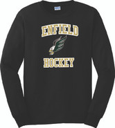 Enfield High Hockey Gildan Cotton Long Sleeve Tee Shirt