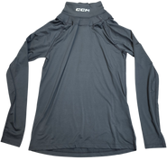CCM Compression Hockey Long Sleeve Neck Guard Shirt Senior Large