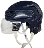 BAUER REAKT 150 PRO STOCK HOCKEY HELMET NAVY SMALL THUNDERBIRDS #27 AHL