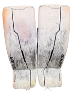 Bauer Supreme Shadow Goalie Leg Pads SR XL 35"+ Pro Stock Used Romanov