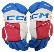 CCM Jetspeed Custom Pro Stock Hockey Gloves 15" NHL Rangers centennial NEW