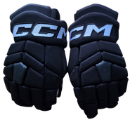 CCM HGTK CUSTOM PRO STOCK HOCKEY GLOVES BLACK 13" NHL USED