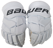 Bauer Supreme Mach Custom Pro Stock Hockey Gloves White 13" New NHL SON
