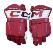CCM HG97 Pro Stock Custom Maroon Hockey Gloves 13" NCAA NEW