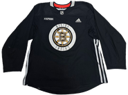 Adidas Custom Pro Stock Hockey Practice Jersey Bruins Black 54