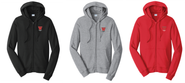 Westfield High School Faculty Port & Co® Fan Favorite® Fleece Full-Zip Hooded Sweatshirt
