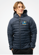 Southeastern CT Seahawks Bauer Puffer Jacket Navy 