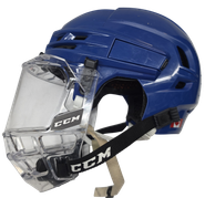 CCM Tacks X Pro Hockey Helmet Pro Stock Medium With Bubble NCAA #90 Used