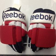Reebok STY 2 Pro Stock Custom Hockey Gloves 15" Rochester Americans NEW THP