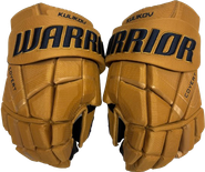 Warrior Covert QR6 Pro Tan Pro Stock Custom Hockey Gloves 14" NHL Winter Classic New KOV