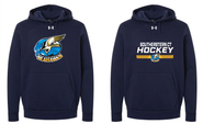 Southeastern Seahwawks Youth Hockey Under Armour Icon Cotton Team Hoodie Navy Blue
