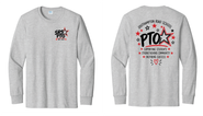 Southhampton Road Elementary School PTO Basic Cotton Long Sleeve Tee Shirt Ash