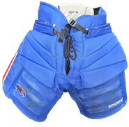 CCM HPG 12A Custom Pro Stock Hockey Goal Pants Royal Large UML USED
