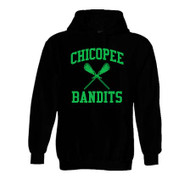 Chicopee Bandits Gildan G185 Hoodie Full Front logo