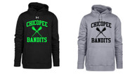 Chicopee Lax Bandits Under Armour Hustle Hoodie Big Front Logo