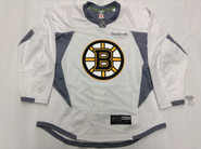 Reebok Edge 3.0 Custom Pro Stock Hockey Practice Jersey Boston Bruins White 56 New