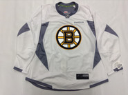 Reebok Edge 3.0 Custom Pro Stock Hockey Practice Jersey Boston Bruins White 58+ New