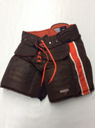 Vaughn Custom Pro Stock Hockey Goal Pants Brown XL X-Large Bowling Green NELL