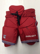 Bauer Custom Pro Stock Hockey Goal Pants Red XL X-Large New York Rangers VALIQUETTE