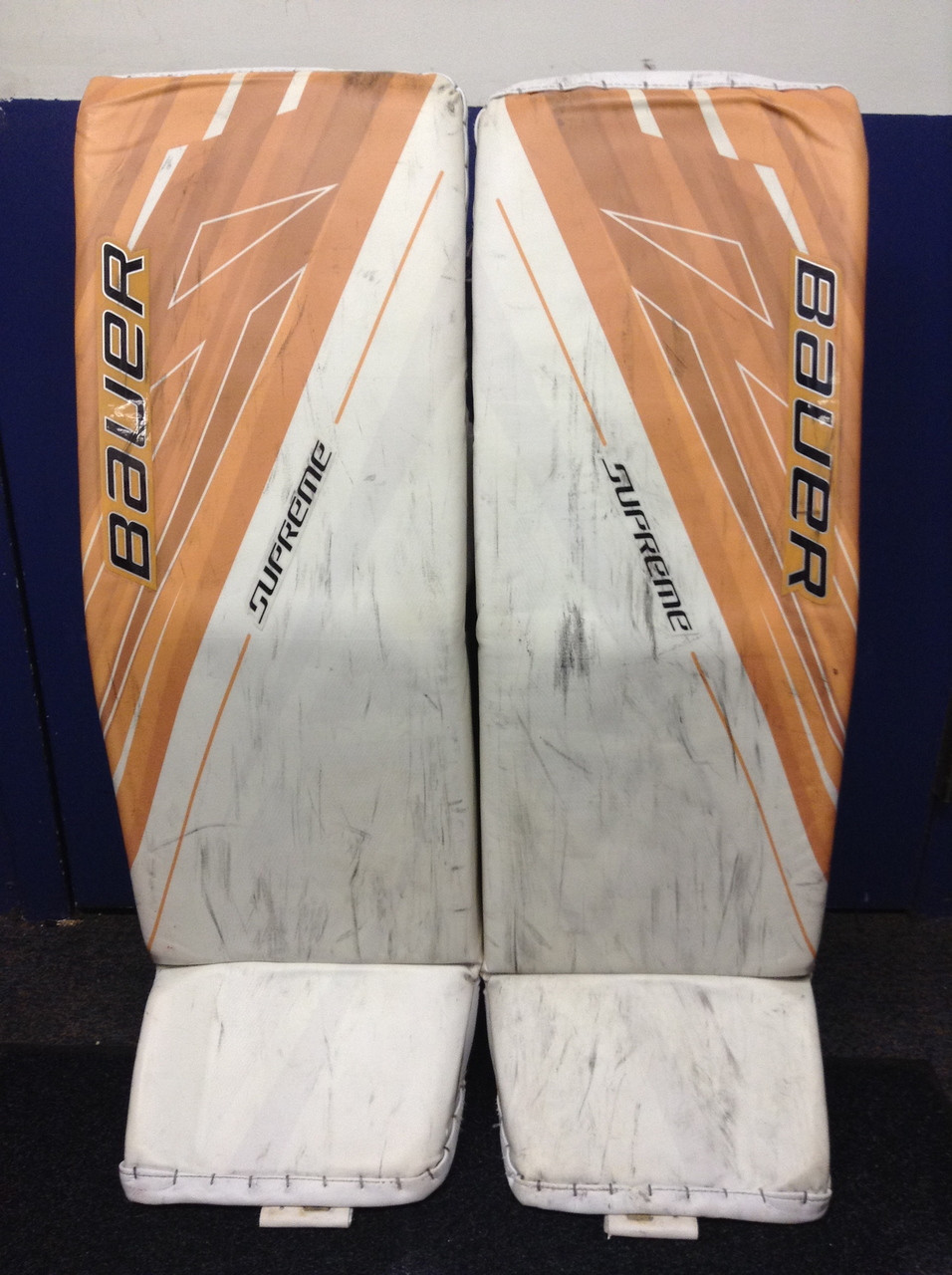 BAUER Supreme 1S Pro Goalie Leg Pads 36+1" X-Large Pro Stock NHL VLADAR  Boston Bruins - DK's Hockey Shop