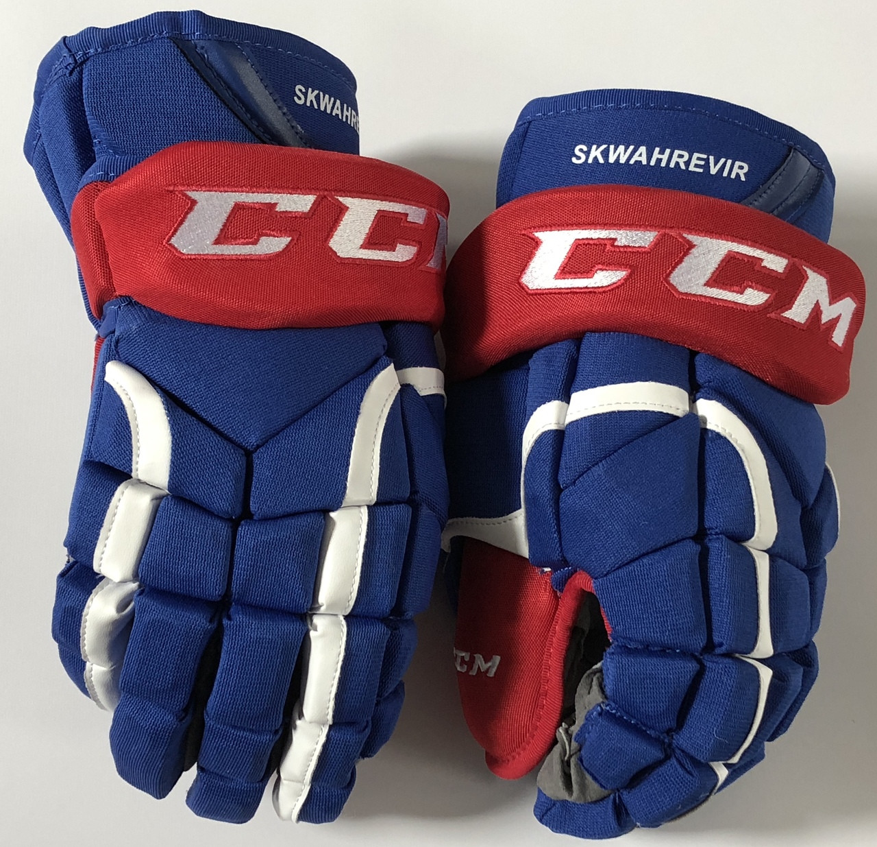 CCM HG12 Pro Stock Custom Hockey Gloves 15" UML NCAA NEW DK's Hockey Shop