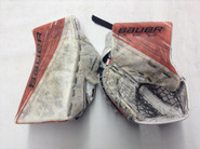BAUER Supreme 1S Goalie Catcher and Blocker Pro Stock NCAA Custom used