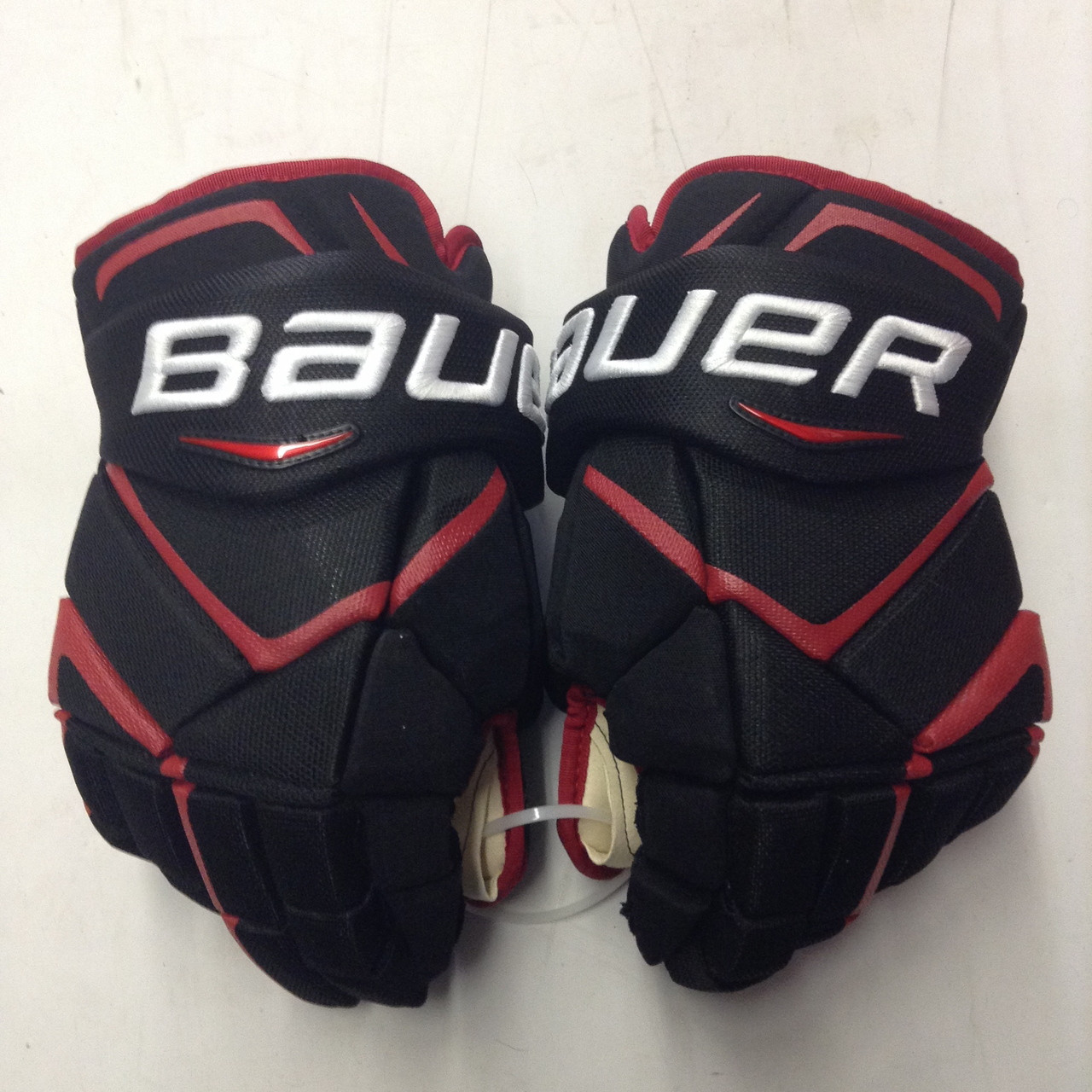 Bauer Vapor 1X Pro Stock Custom Hockey Gloves 12" NE Huskies New DK's Hockey Shop
