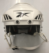 REEBOK 8K PRO STOCK HOCKEY HELMET WHITE SMALL 