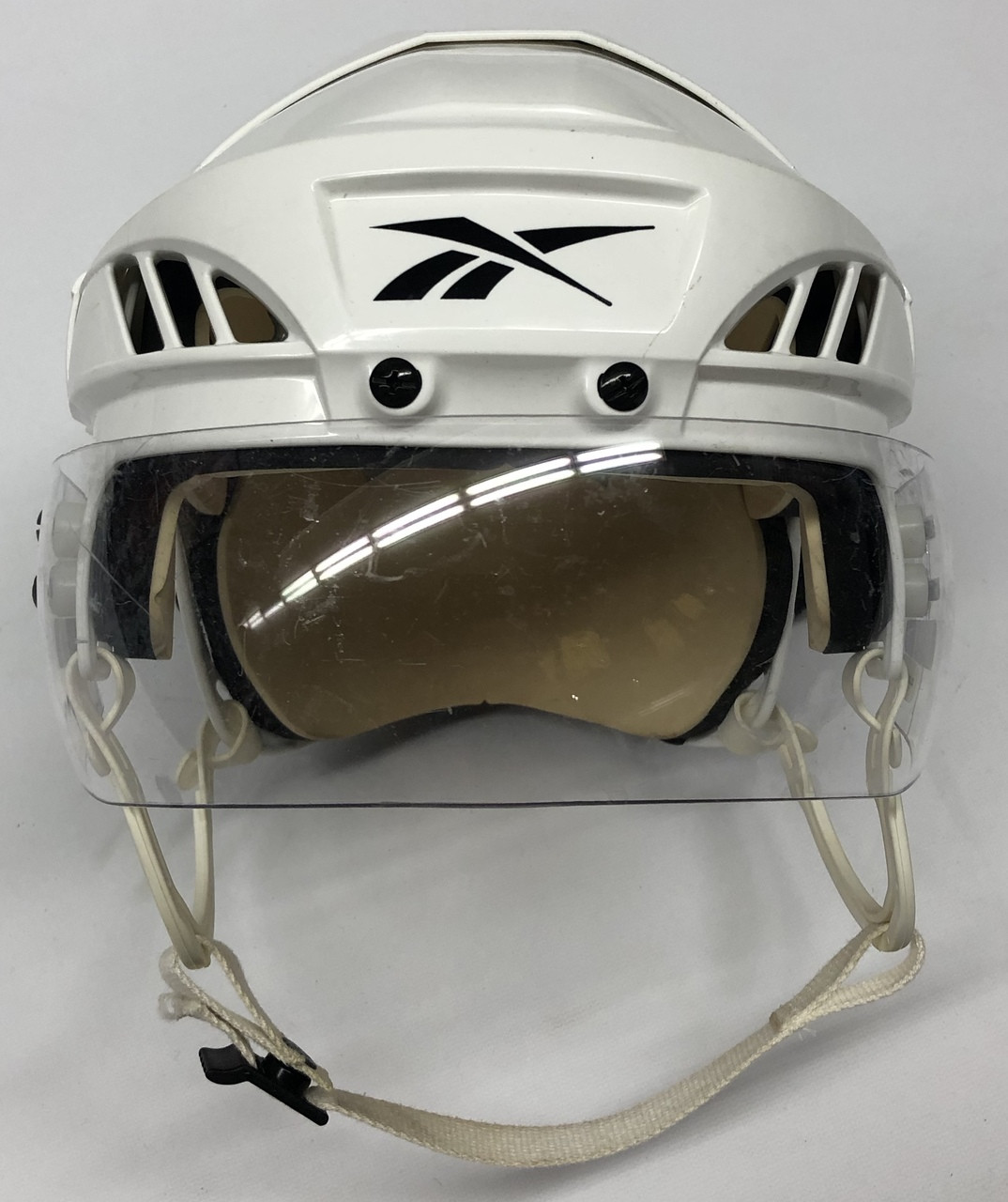 REEBOK 4K PRO STOCK HOCKEY HELMET WHITE MEDIUM DK's Hockey Shop