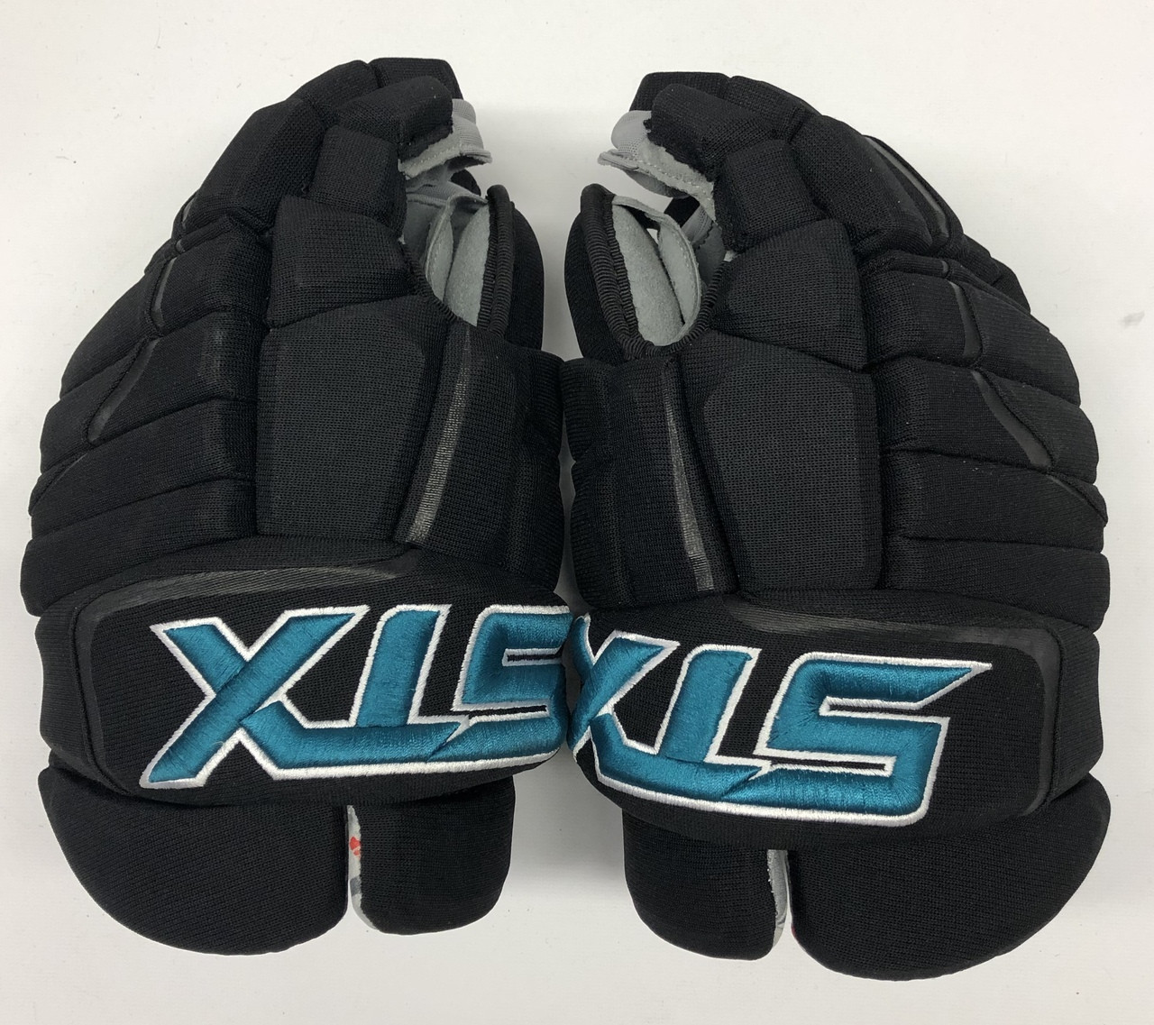 STX Stallion HPR Pro Stock Custom Hockey Gloves 15" San Jose Sharks