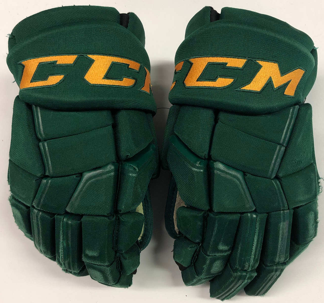 CCM HGQL Pro Stock Custom Hockey Gloves 15" Vermont 37 DK's Hockey Shop