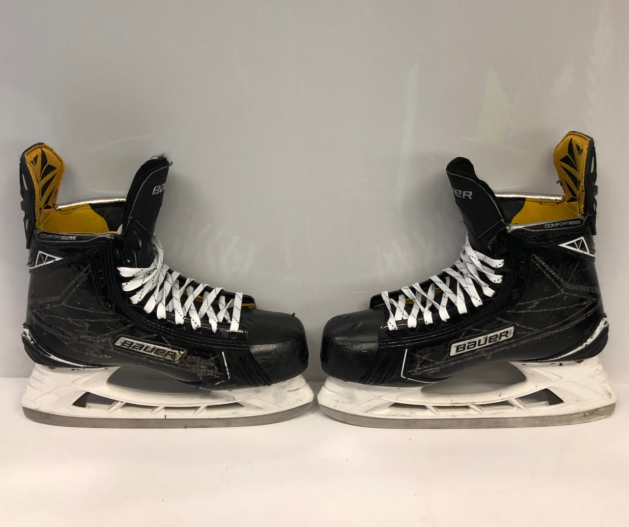 Used Hockey Skates >> Bauer 1s Pro Stock Ice Hockey Skates 8 1 2 E Used St Johns Ice Caps 19 Used Hockey Skates >> Bauer 1s Pro Stock Ice Hockey Skates 8 1 2 E Used St Johns Ice Caps 19