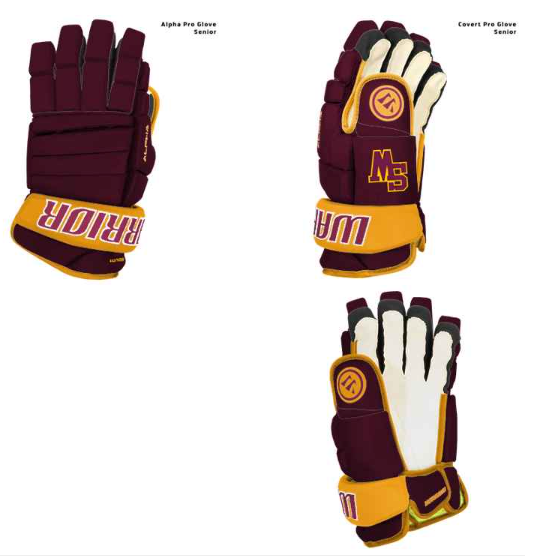 SW High Warrior Alpha Pro Custom Hockey Gloves - DK's Hockey Shop