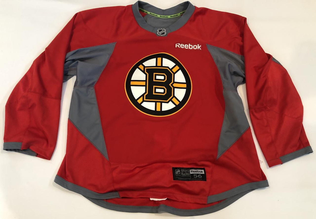 Reebok Edge 3.0 Custom Pro Stock Hockey Practice Jersey Boston Bruins Red 58  New - DK's Hockey Shop