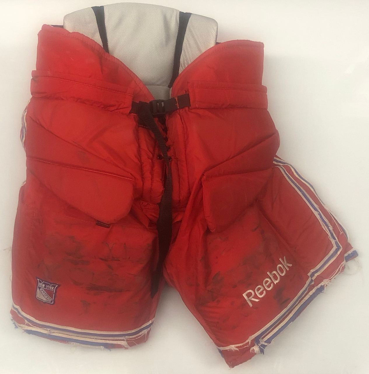 Reebok MHPG 11K Custom Pro Stock Hockey Goal Pants XL X-Large Rangers NHL  Used - DK's Hockey Shop