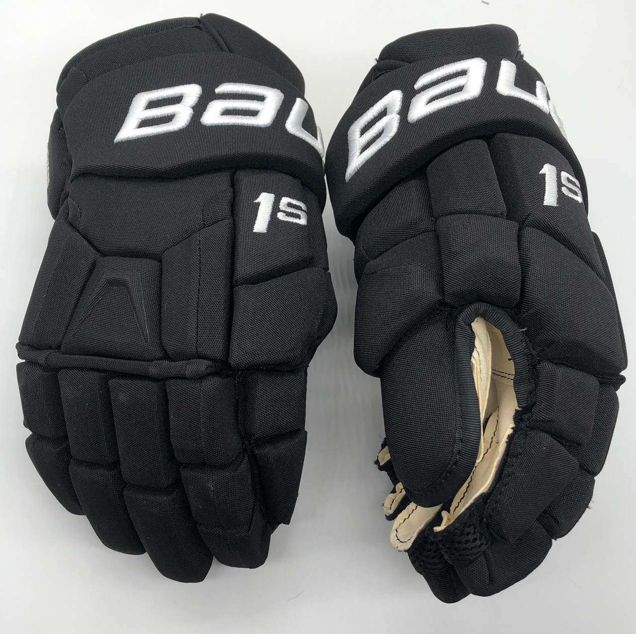 Bauer Supreme 1s Custom Pro Stock Hockey Gloves Black 13 Ncaa 2 Dk S Hockey Shop